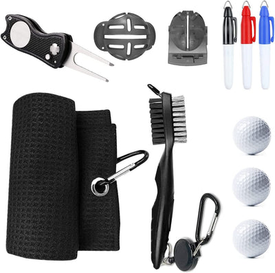 Coffret cadeau d'accessoires de golf pour hommes et femmes 