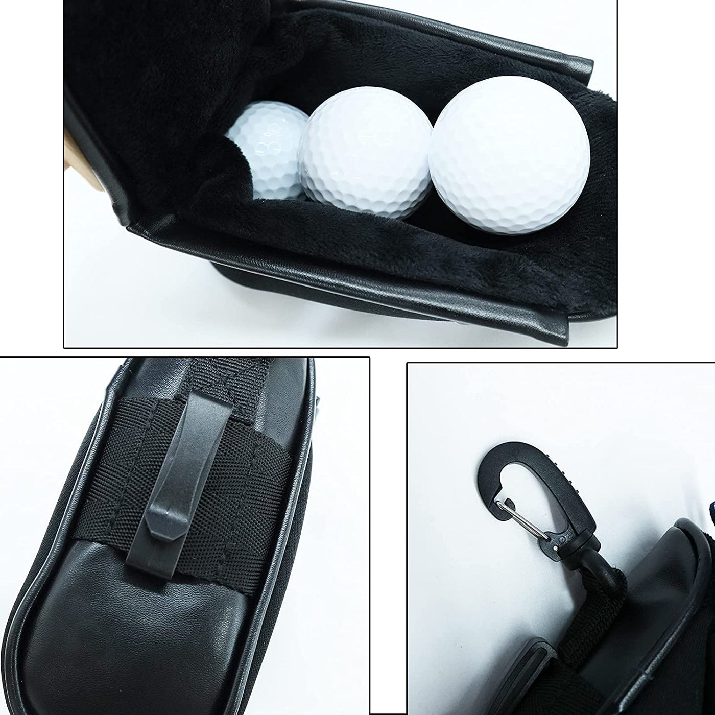 Golfballhalter mit weichem Silikonclip 