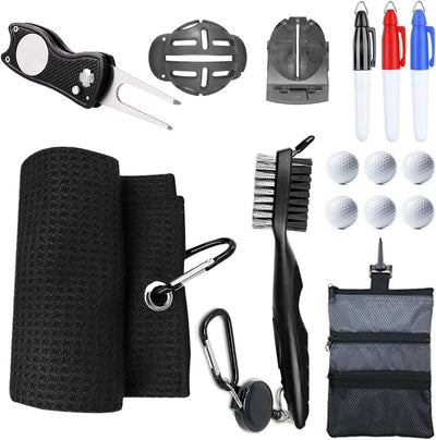 Coffret cadeau d'accessoires de golf pour hommes et femmes 