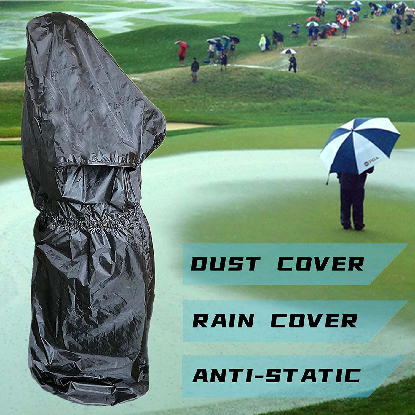 Golf Club Bag Rain Hood Cover Large Pack
