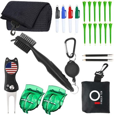 Kit d'alignement de marqueur de ligne de balle de golf pour hommes, coffret cadeau