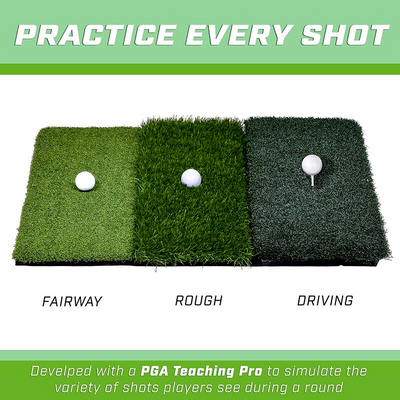 Golf Hitting Turf Mat Foldable More Sizes