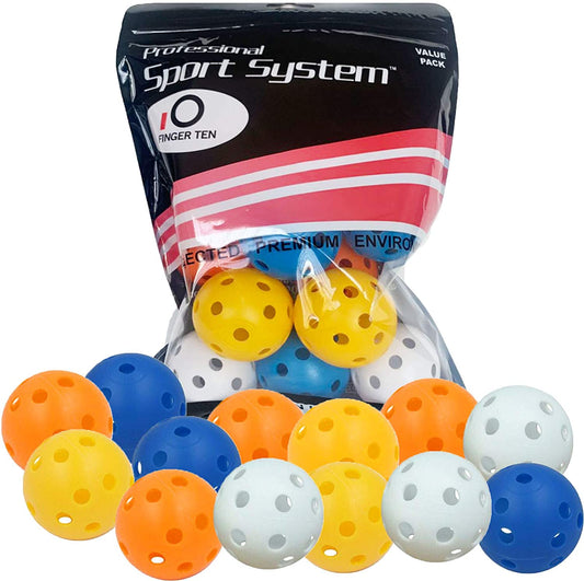 24 Pack Golf Practice Balls Plastic Colored