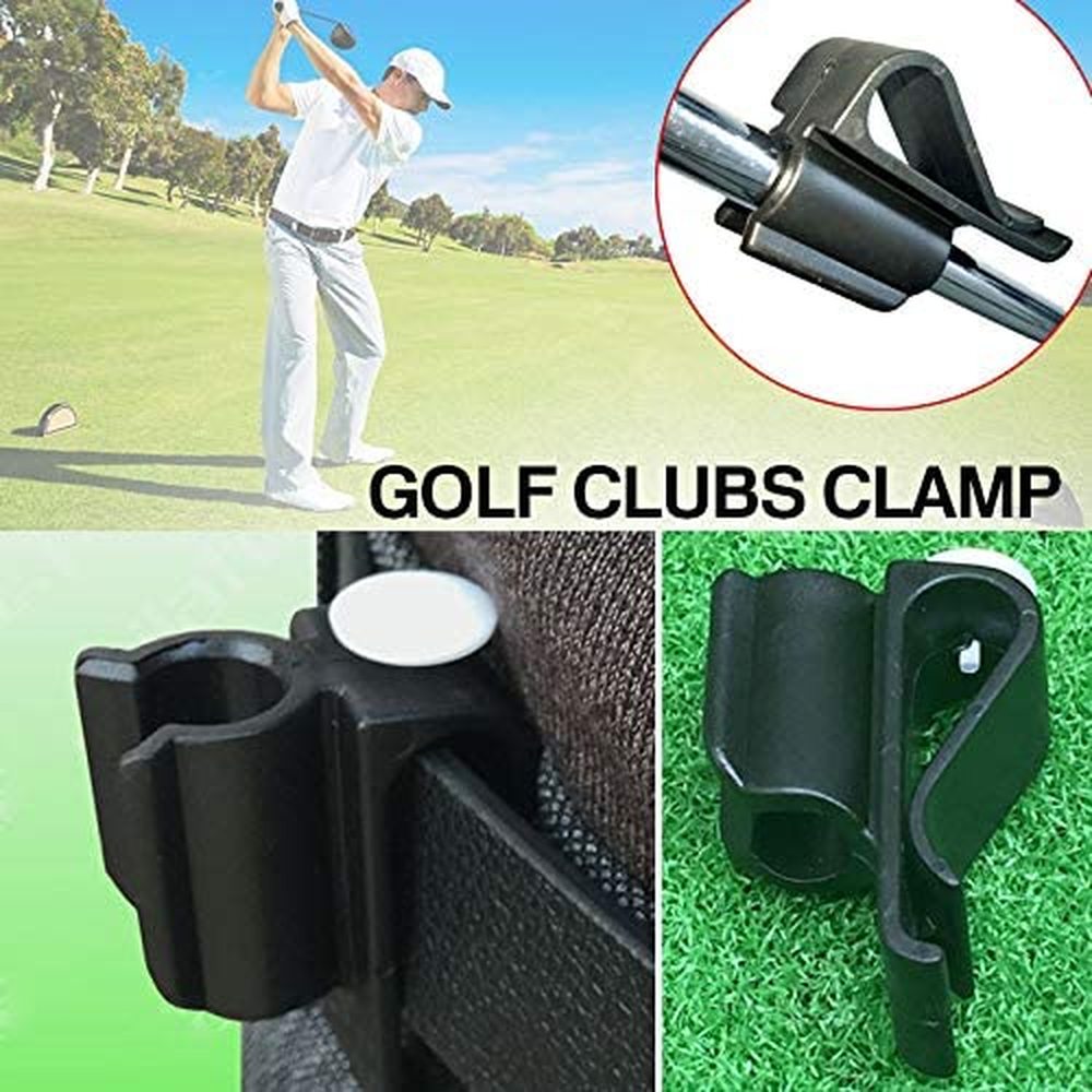 Golf Club Bag Clips On Putter Clamp Holder Organizer 6Pack