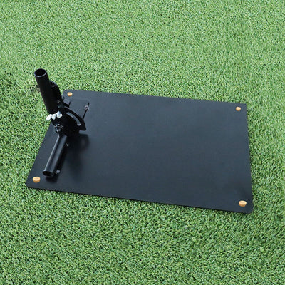 1 Pack Golf Alignment Sticks Training Aid Metal Practice Plate