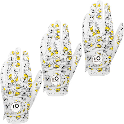 All Weather Grip 3 Pack Golf Skull Gloves Men