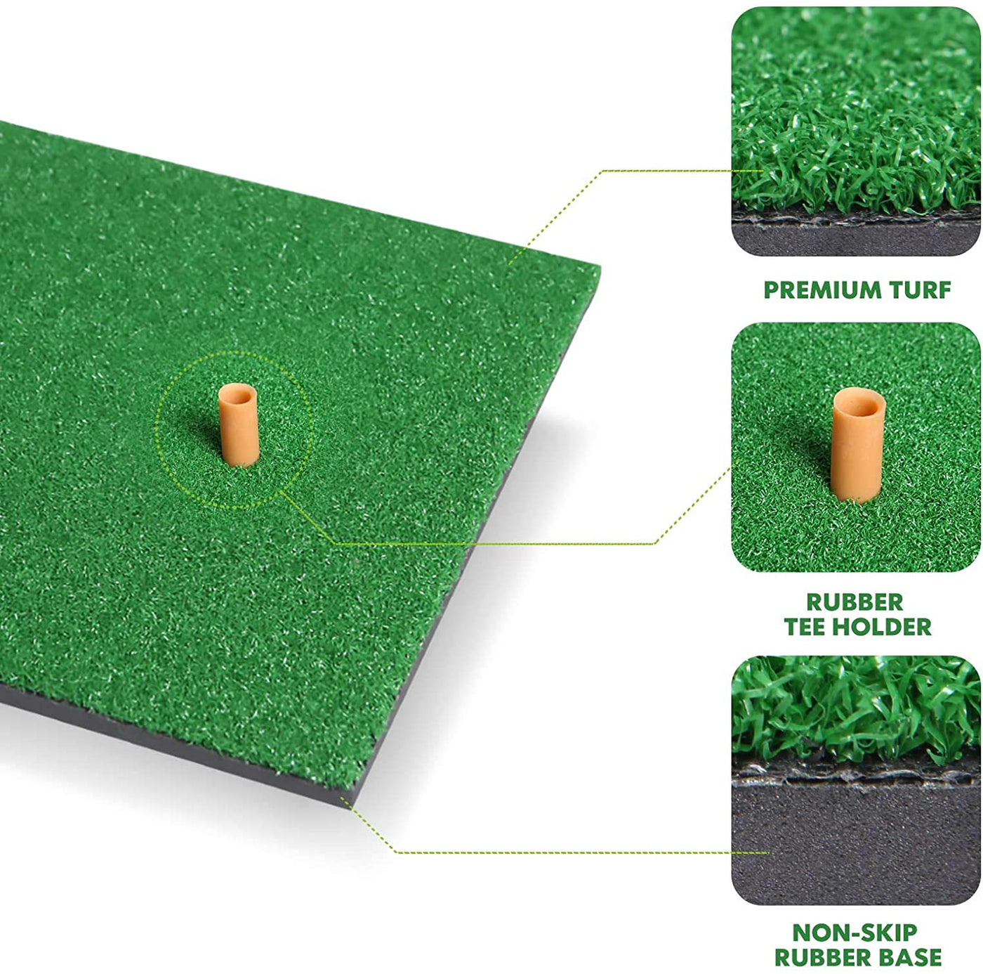 Golf Practice Hitting Mat 12X24