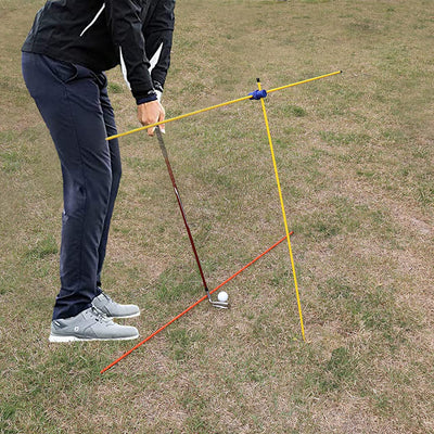 Bâtons d'alignement de golf Tiges Outils d'entraînement au swing 