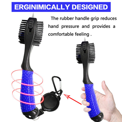 2 Pack Golf Cleaning Brush Groove Cleaner