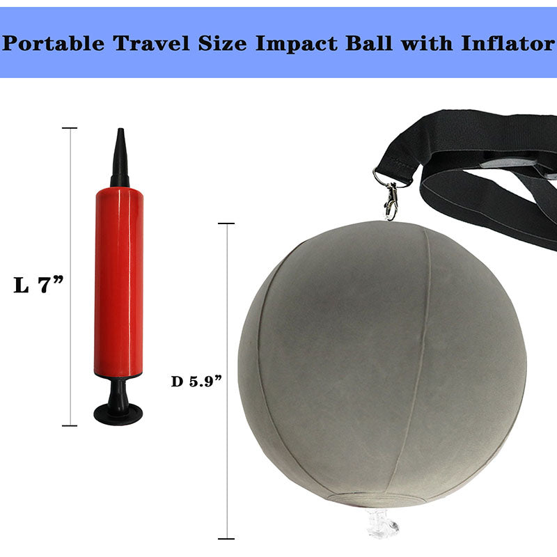 Golf Swing Trainer Ball aufblasbar mit Luftpumpe Haltungskorrektur 