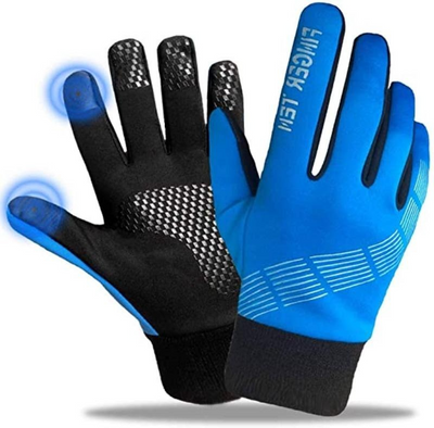 Gants d'hiver pour hommes et femmes, course à pied, jogging, conduite, vélo 