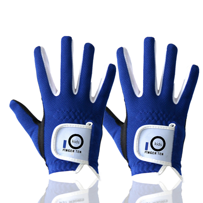 2 Pack Golf Gloves Youth Colourful All Weather Grip
