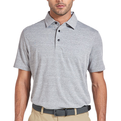 New Performance Fit Short Sleeve Golf Shirt Men Blue