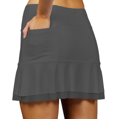 Golf Women's Tennis Skirts Athletic with Pockets Grey