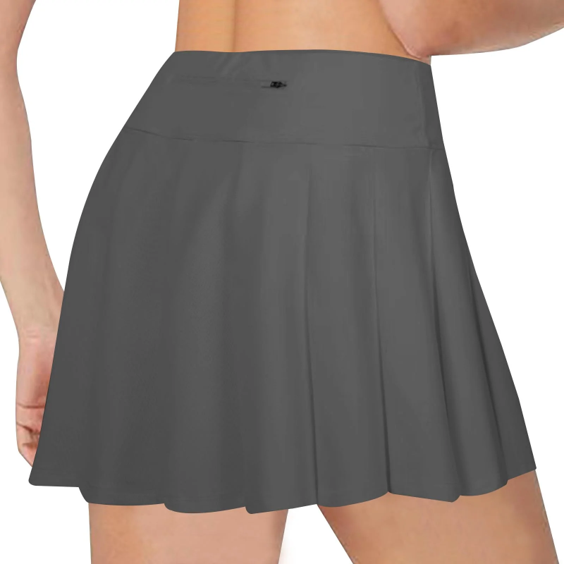 Golf Women's Tennis Skirts Pleated High Waisted Navy Blue