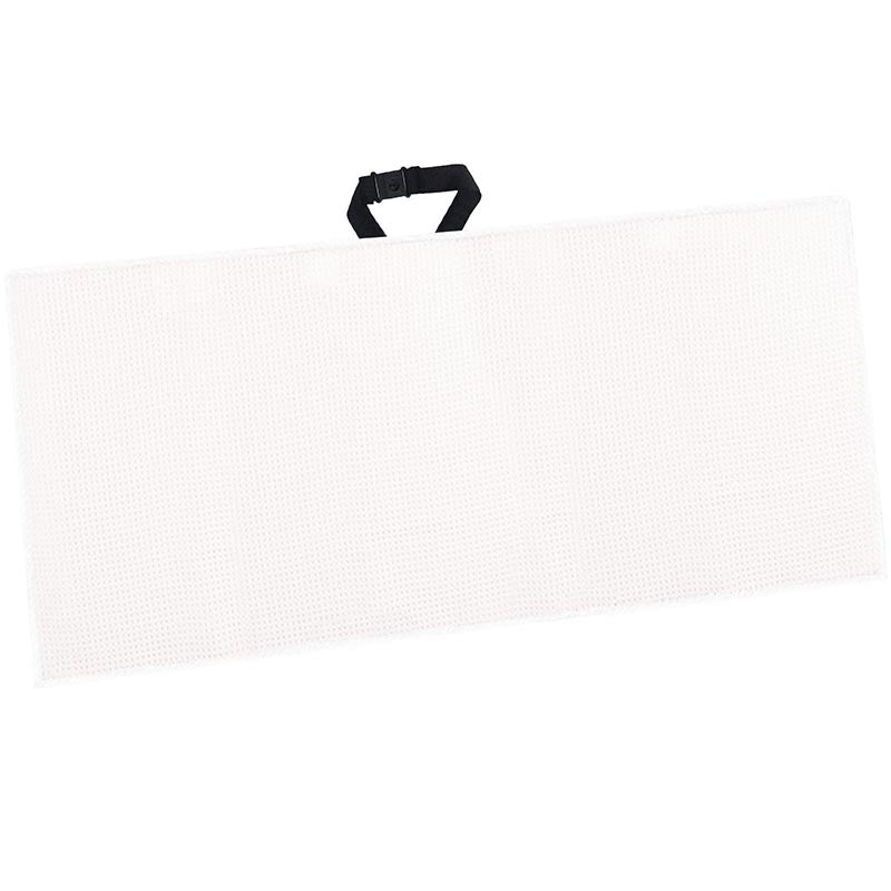 Serviettes de golf avec œillet clip en microfibre gaufrée 42"X14" 1 paquet