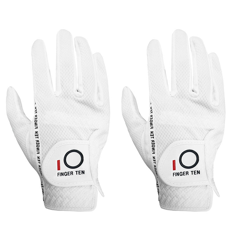 Lot de 2 gants de golf colorés pour homme, pour temps chaud et humide 