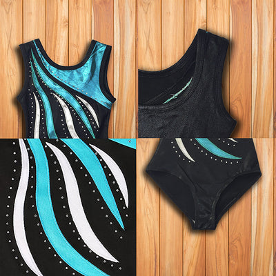 Gymnastics Leotards Sleeveless for Girls Kids