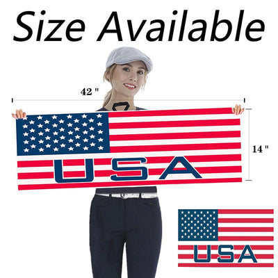 Golf Towel Printed 14X42 Inch With Grommet Clip 1 Pack Flag