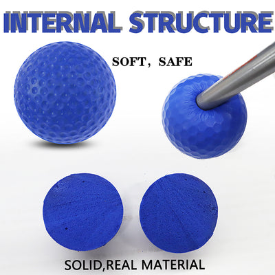 12 Pack Practice Foam Balls Colored