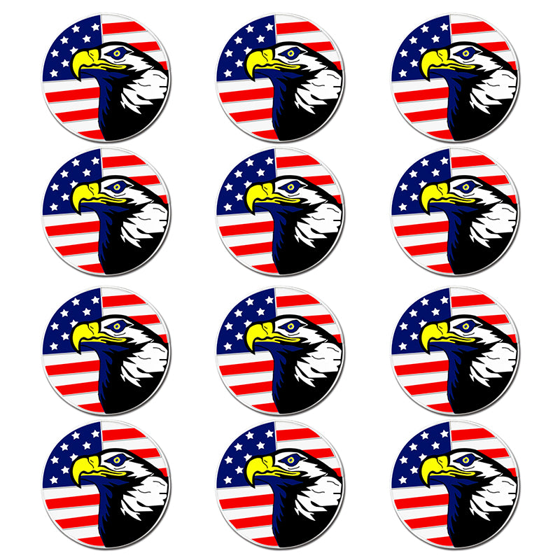 Golf Ball Markers 12 Pack Assorted Patterns