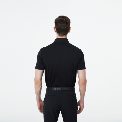 Dry Fit Kurzarm Golfshirt Herren Grau 