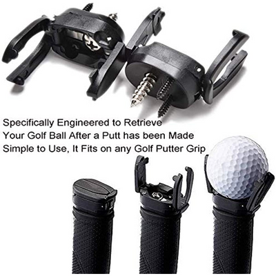 Golf Ball Pick Up Retriever Tool Putter Grip Grabber Sucker