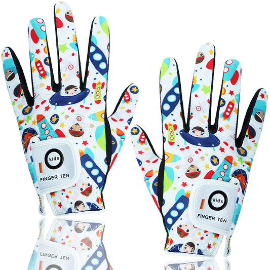 Golf Gloves Youth All Weather Colorful 1 Pair