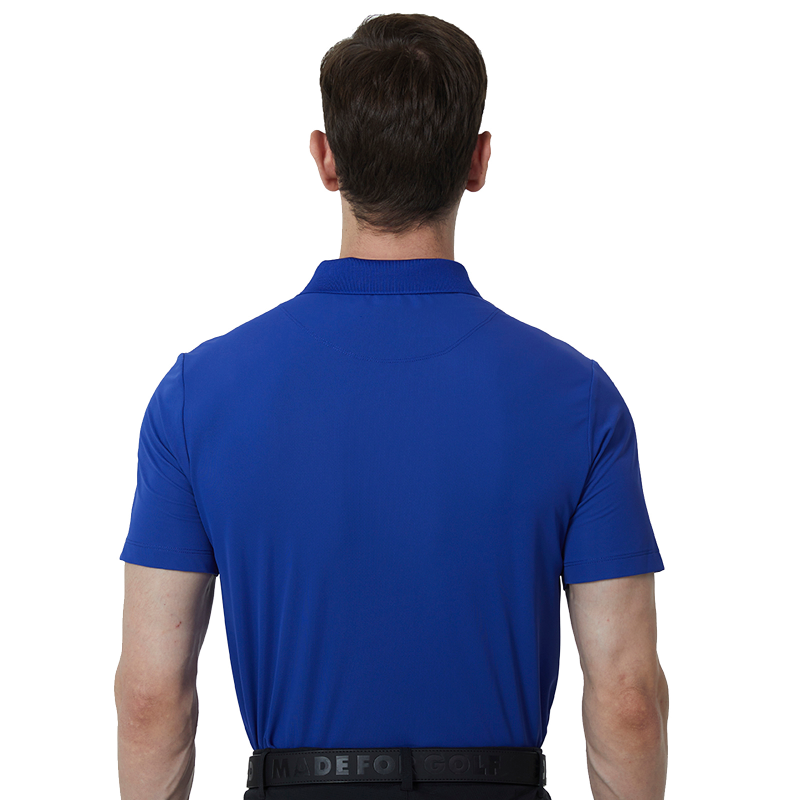 Tour Fit Short Sleeve Golf Shirt Men Blue