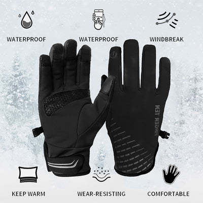 Women Men Winter Gloves For Running Touchscreen Windproof