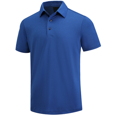 Chemise de golf à manches courtes Dry Fit pour homme, gris 