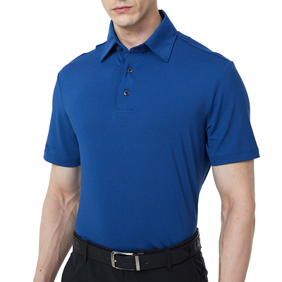 Dry Fit Short Sleeve Golf Shirt Men Grey