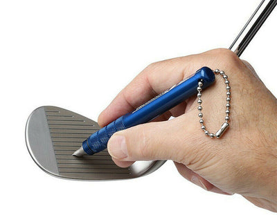 Golf Club Groove Sharpener and Club Brush Cleaning Kit